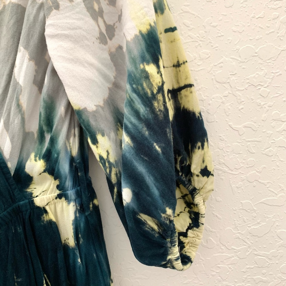 YFB Tie Dye Island Faux Wrap Maxi Dress - Picture 10 of 11